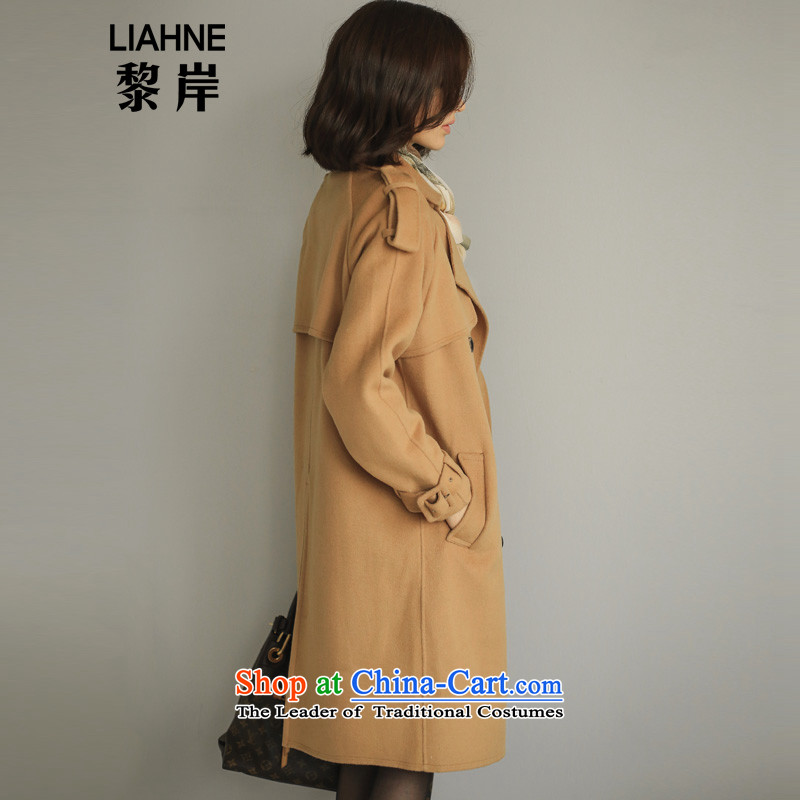 Lai offshore manual two-sided? autumn and winter coats women 2015 new Korean brands in Long Hoodie gross? Women 5337 jacket and color S, Lai Shore Shopping on the Internet has been pressed.