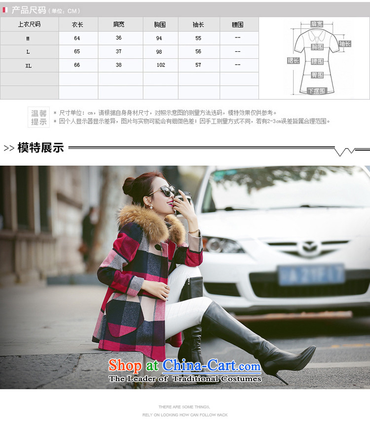 The law was the 2015 Winter Qi new stylish Korean short, GRID-Nagymaros collar Sau San video thin hair? a jacket coat female autumn and winter picture color M brand, prices, picture platters! The elections are supplied in the national character of distribution, so action, buy now enjoy more preferential! As soon as possible.