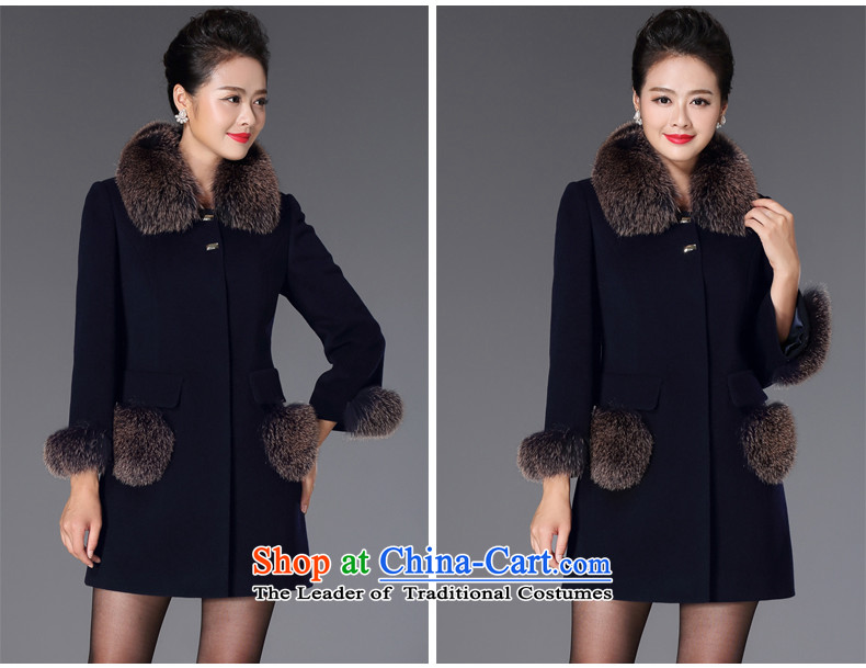 Diffuse and sum 2015 Fall/Winter Collections new woolen coat girl in long hair for gross so fox coats female Korean version of a jacket temperament Sau San larger female M and L photo color, prices, brand platters! The elections are supplied in the national character of distribution, so action, buy now enjoy more preferential! As soon as possible.
