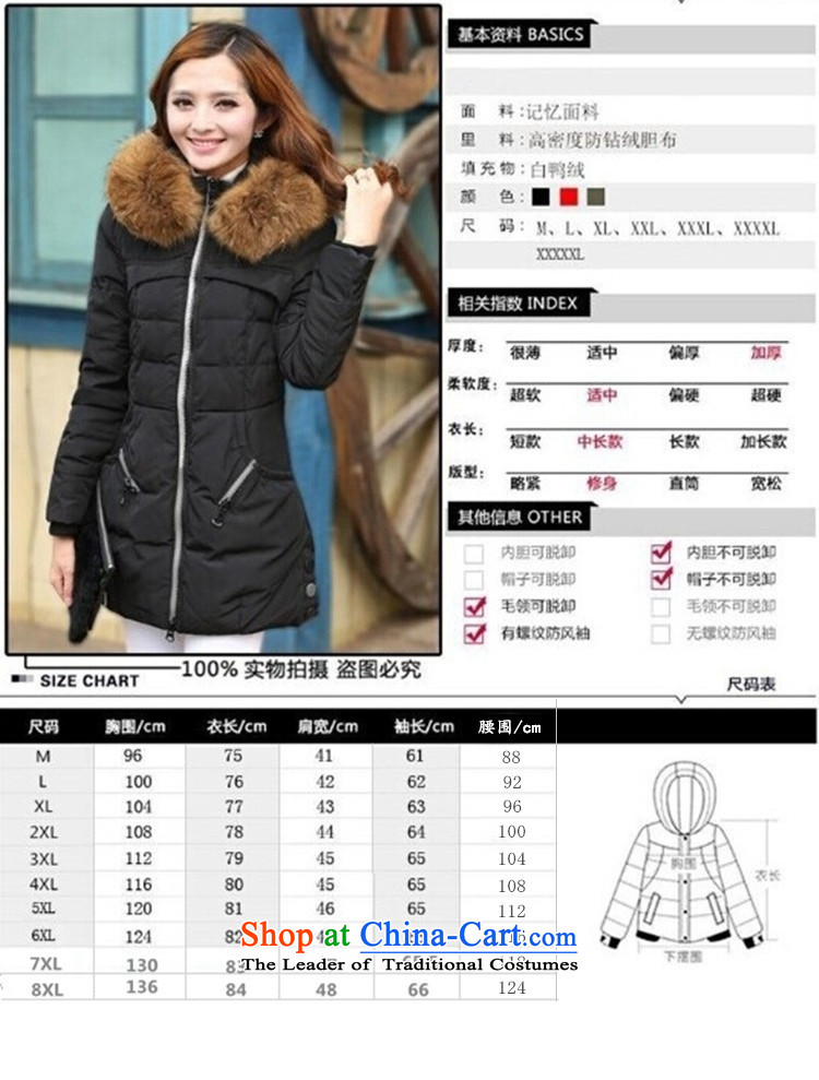 To intensify the code 8X DOWNCOAT stylish graphics thin 200 catties of Sau San Fat MM Winter Female thick warm white duck down really nuclear-Nagymaros collar Windproof Jacket black 8XL recommendations 190-210 picture, prices, brand platters! The elections are supplied in the national character of distribution, so action, buy now enjoy more preferential! As soon as possible.