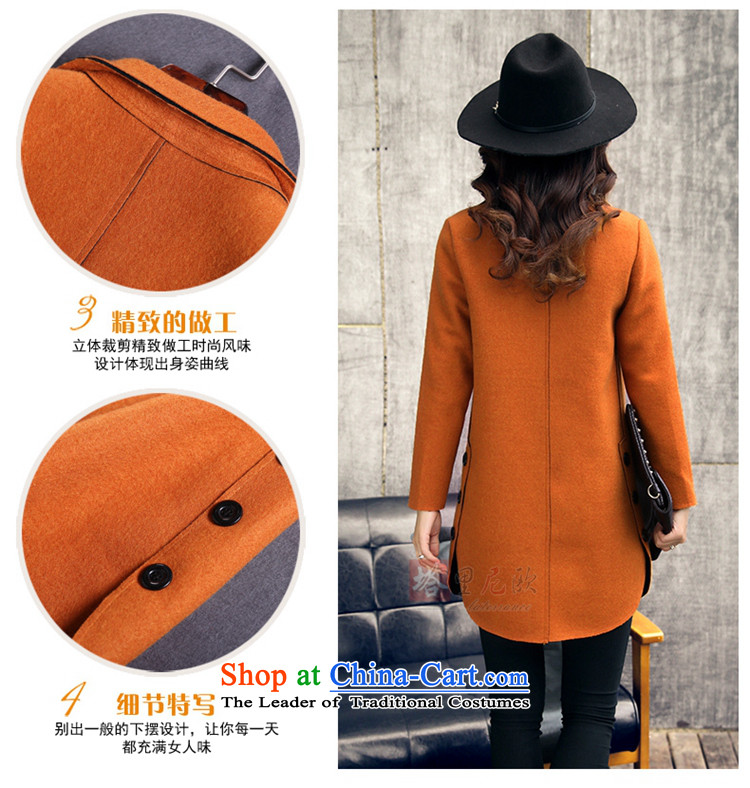 Tarini OSCE gross? Korean female coats autumn and winter wool coat in long?) gross yellow jacket L pictures?, prices, brand platters! The elections are supplied in the national character of distribution, so action, buy now enjoy more preferential! As soon as possible.