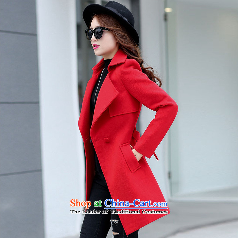The HIV autumn and winter 2015 Chien new gross female Korean jacket?   in the medium to long term)? coats of red XL, HIV Chien , , , shopping on the Internet