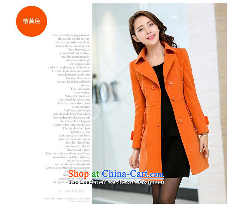 In accordance with the CEN 2015 bathing in the autumn and winter new women in Korean Sau San long stylish cloak? jacket 270# gross orange L picture, prices, brand platters! The elections are supplied in the national character of distribution, so action, buy now enjoy more preferential! As soon as possible.