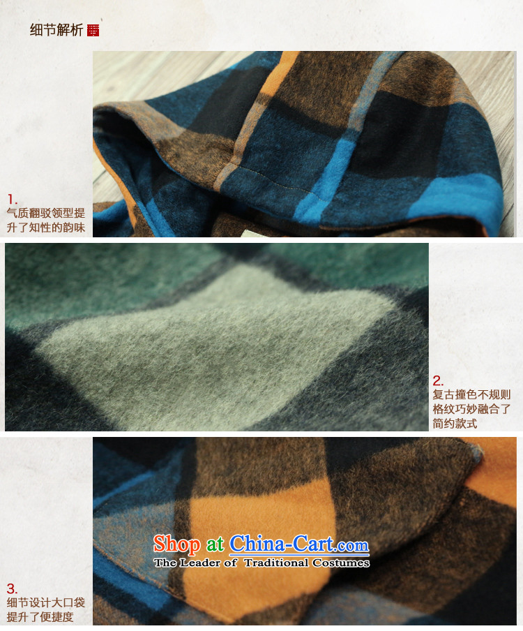 Sum of the United States sugar places the new 2015 British winter clothing retro plane collision color plaid gross? and orange color coats 2542756 L picture, prices, brand platters! The elections are supplied in the national character of distribution, so action, buy now enjoy more preferential! As soon as possible.