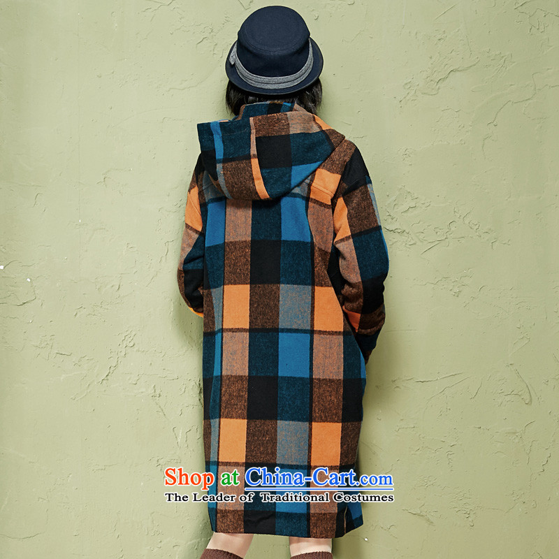 Sum of the United States sugar places the new 2015 British winter clothing retro plane collision color plaid gross? and orange color coats 2542756 , L, sum accommodation.... shopping on the Internet