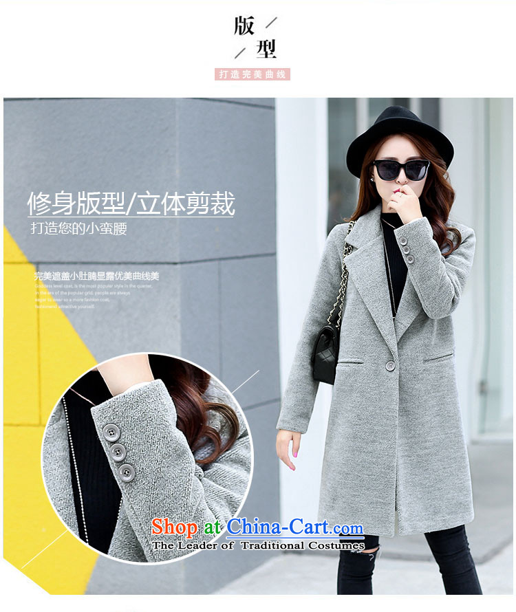 The HIV autumn and winter 2015 Chien new gross girls jacket? Long Korean Chic simplicity and color coat? Kim XL Photo, prices, brand platters! The elections are supplied in the national character of distribution, so action, buy now enjoy more preferential! As soon as possible.