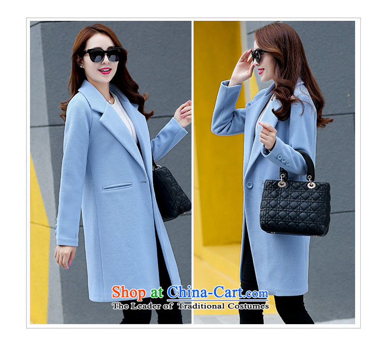 The HIV autumn and winter 2015 Chien new gross girls jacket? Long Korean Chic simplicity and color coat? Kim XL Photo, prices, brand platters! The elections are supplied in the national character of distribution, so action, buy now enjoy more preferential! As soon as possible.