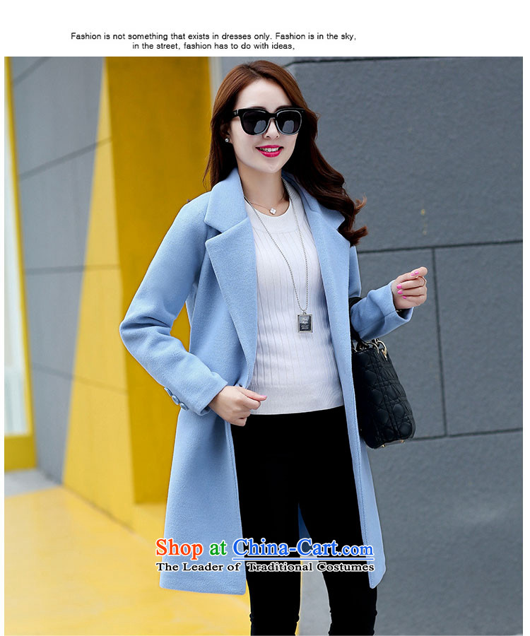 The HIV autumn and winter 2015 Chien new gross girls jacket? Long Korean Chic simplicity and color coat? Kim XL Photo, prices, brand platters! The elections are supplied in the national character of distribution, so action, buy now enjoy more preferential! As soon as possible.