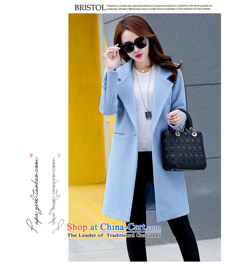 The HIV autumn and winter 2015 Chien new gross girls jacket? Long Korean Chic simplicity and color coat? Kim XL Photo, prices, brand platters! The elections are supplied in the national character of distribution, so action, buy now enjoy more preferential! As soon as possible.