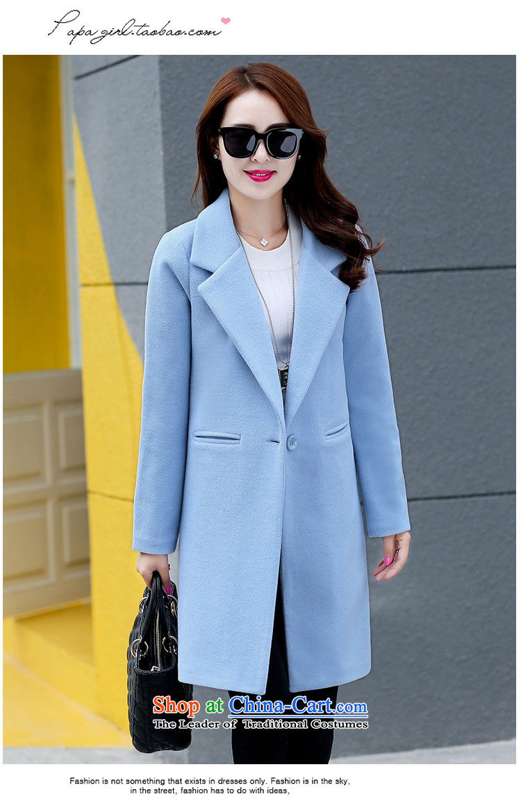The HIV autumn and winter 2015 Chien new gross girls jacket? Long Korean Chic simplicity and color coat? Kim XL Photo, prices, brand platters! The elections are supplied in the national character of distribution, so action, buy now enjoy more preferential! As soon as possible.