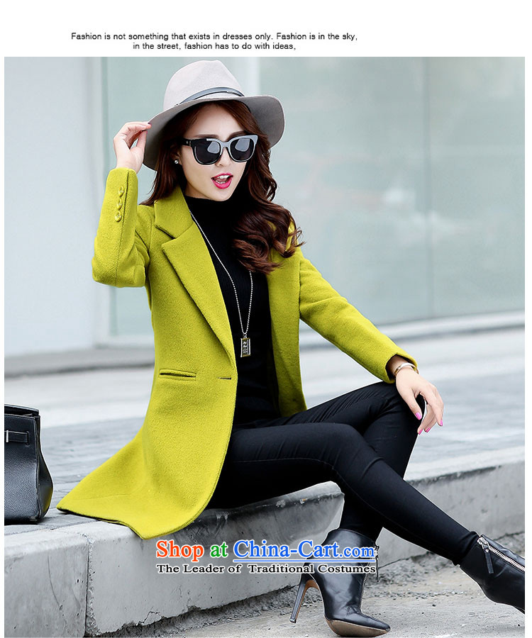The HIV autumn and winter 2015 Chien new gross girls jacket? Long Korean Chic simplicity and color coat? Kim XL Photo, prices, brand platters! The elections are supplied in the national character of distribution, so action, buy now enjoy more preferential! As soon as possible.