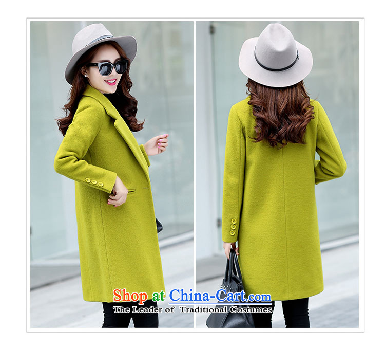 The HIV autumn and winter 2015 Chien new gross girls jacket? Long Korean Chic simplicity and color coat? Kim XL Photo, prices, brand platters! The elections are supplied in the national character of distribution, so action, buy now enjoy more preferential! As soon as possible.