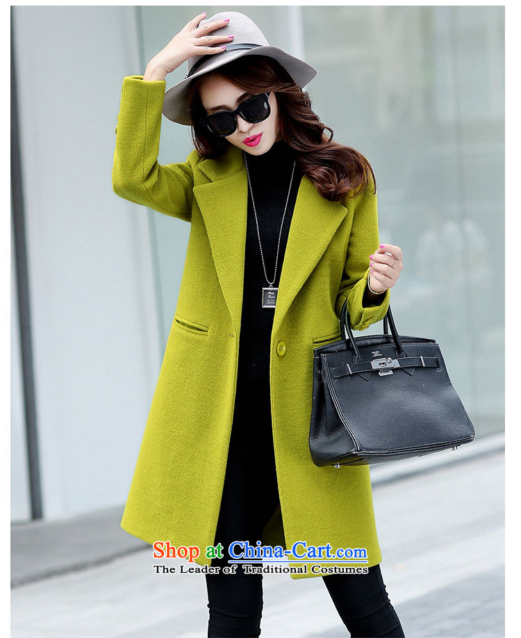 The HIV autumn and winter 2015 Chien new gross girls jacket? Long Korean Chic simplicity and color coat? Kim XL Photo, prices, brand platters! The elections are supplied in the national character of distribution, so action, buy now enjoy more preferential! As soon as possible.