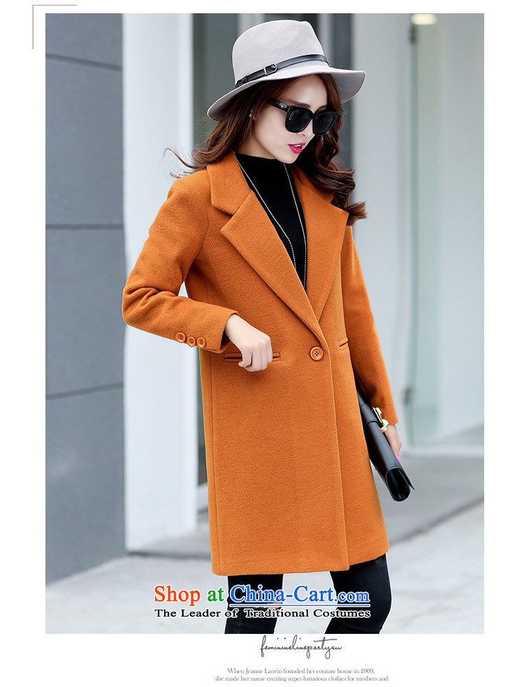 The HIV autumn and winter 2015 Chien new gross girls jacket? Long Korean Chic simplicity and color coat? Kim XL Photo, prices, brand platters! The elections are supplied in the national character of distribution, so action, buy now enjoy more preferential! As soon as possible.