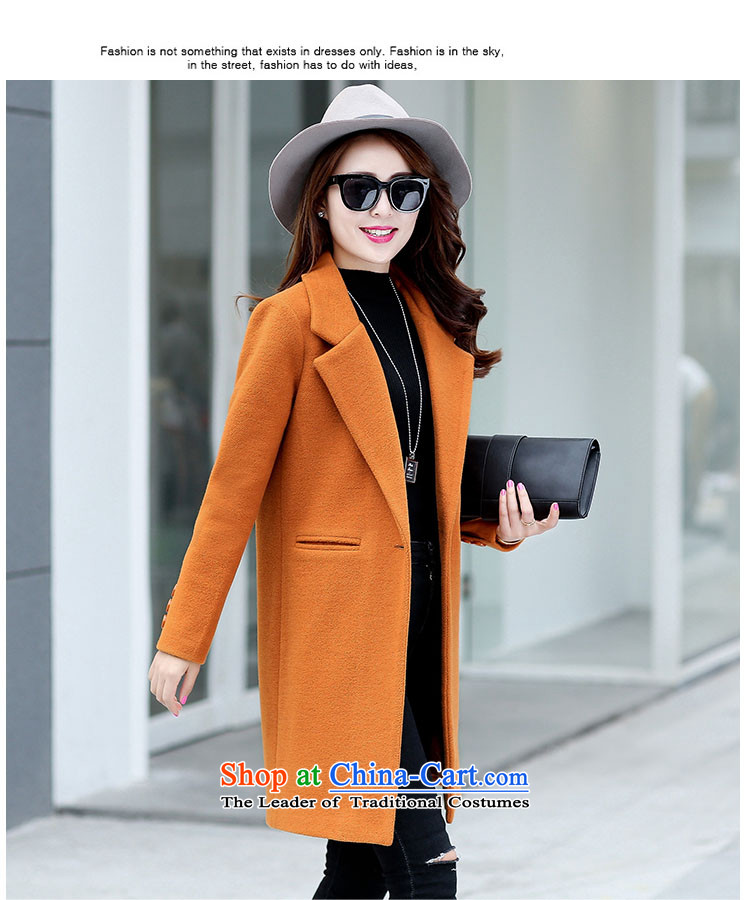 The HIV autumn and winter 2015 Chien new gross girls jacket? Long Korean Chic simplicity and color coat? Kim XL Photo, prices, brand platters! The elections are supplied in the national character of distribution, so action, buy now enjoy more preferential! As soon as possible.