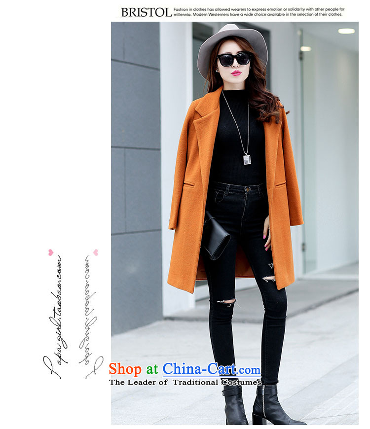 The HIV autumn and winter 2015 Chien new gross girls jacket? Long Korean Chic simplicity and color coat? Kim XL Photo, prices, brand platters! The elections are supplied in the national character of distribution, so action, buy now enjoy more preferential! As soon as possible.