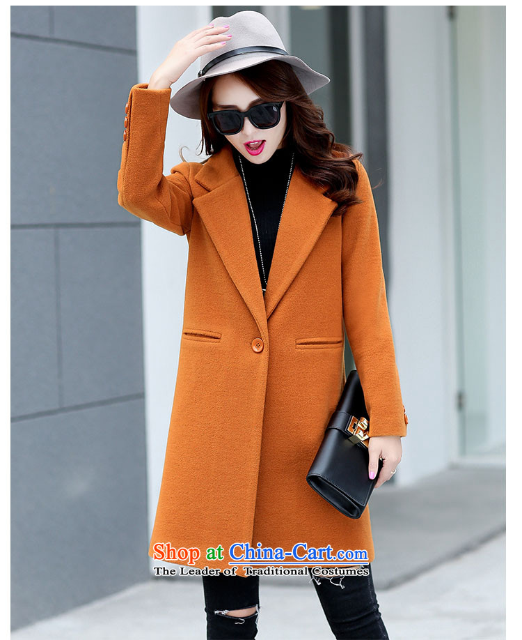 The HIV autumn and winter 2015 Chien new gross girls jacket? Long Korean Chic simplicity and color coat? Kim XL Photo, prices, brand platters! The elections are supplied in the national character of distribution, so action, buy now enjoy more preferential! As soon as possible.