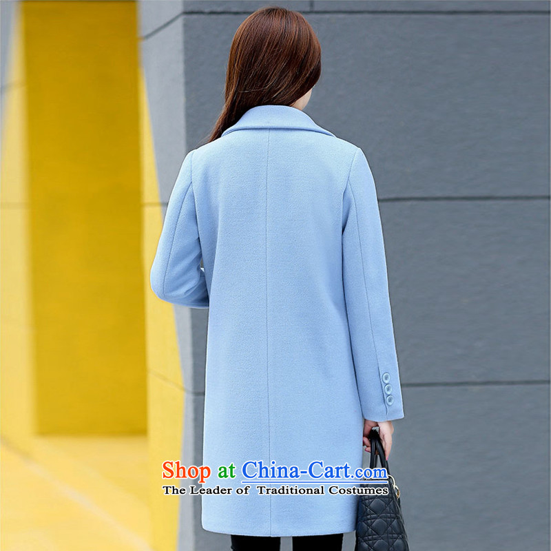 The HIV autumn and winter 2015 Chien new gross girls jacket? Long Korean Chic simplicity and color coat? Kim XL, HIV to sin shopping on the Internet has been pressed.