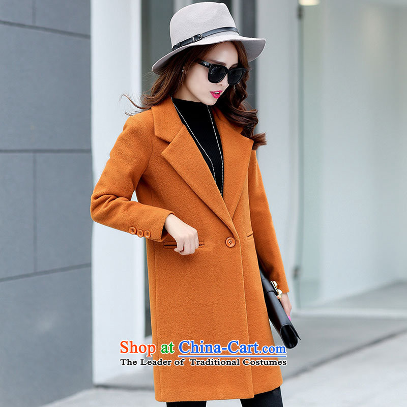 The HIV autumn and winter 2015 Chien new gross girls jacket? Long Korean Chic simplicity and color coat? Kim XL, HIV to sin shopping on the Internet has been pressed.
