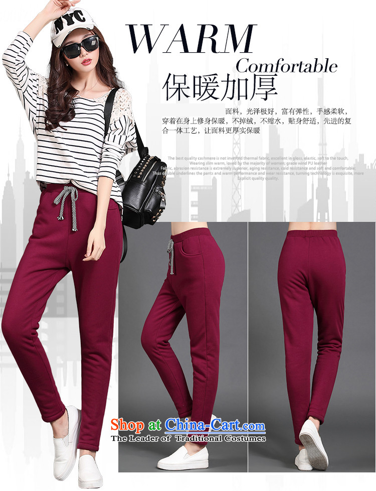The officials of the fuseau larger ladies pants autumn and winter emulation Lamb Wool Velvet thick casual pants thick mm to xl pant blue trousers 155-175 4XL catty picture, prices, brand platters! The elections are supplied in the national character of distribution, so action, buy now enjoy more preferential! As soon as possible.