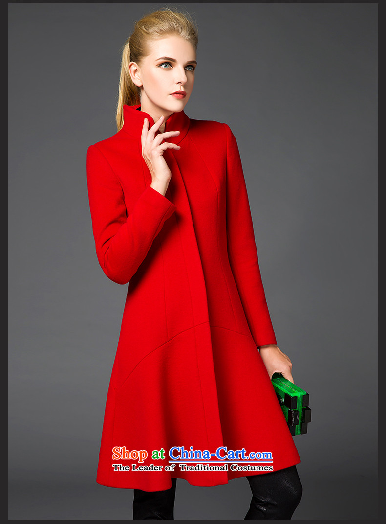 Weiwei Chen No. 2015 winter new gross girls jacket? long hair? coats of Sau San for high-end of the woolen coat 9858 RED M picture, prices, brand platters! The elections are supplied in the national character of distribution, so action, buy now enjoy more preferential! As soon as possible.