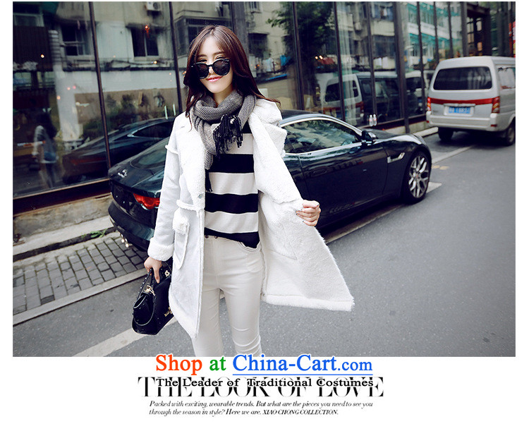 As of 2015, poetry of winter clothing New Sau San lapel in long Lamb Wool coat stitching jacket female yjm8047 gray S picture, prices, brand platters! The elections are supplied in the national character of distribution, so action, buy now enjoy more preferential! As soon as possible.