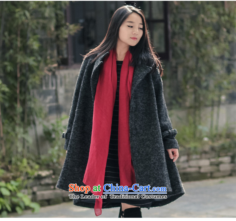 The sub-cotton linen 2015 winter new coats, wool? long warm casual relaxd larger wool coat 15198? black with gray M picture, prices, brand platters! The elections are supplied in the national character of distribution, so action, buy now enjoy more preferential! As soon as possible.