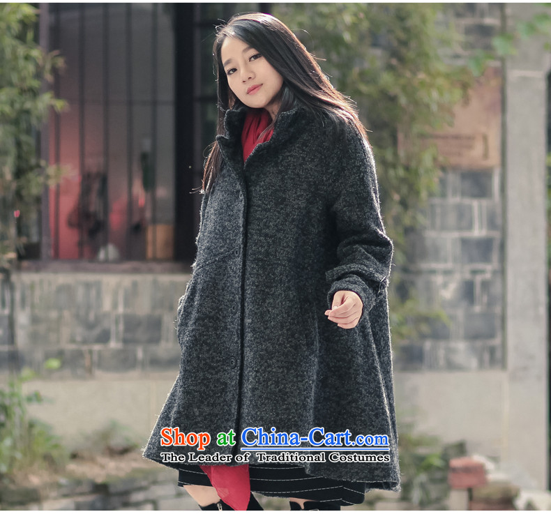 The sub-cotton linen 2015 winter new coats, wool? long warm casual relaxd larger wool coat 15198? black with gray M picture, prices, brand platters! The elections are supplied in the national character of distribution, so action, buy now enjoy more preferential! As soon as possible.