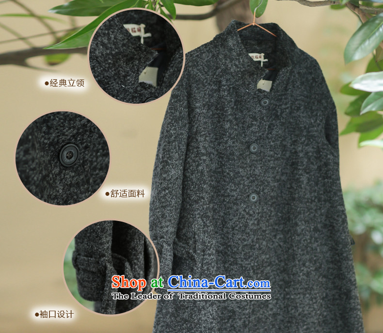 The sub-cotton linen 2015 winter new coats, wool? long warm casual relaxd larger wool coat 15198? black with gray M picture, prices, brand platters! The elections are supplied in the national character of distribution, so action, buy now enjoy more preferential! As soon as possible.