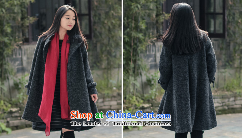 The sub-cotton linen 2015 winter new coats, wool? long warm casual relaxd larger wool coat 15198? black with gray M picture, prices, brand platters! The elections are supplied in the national character of distribution, so action, buy now enjoy more preferential! As soon as possible.