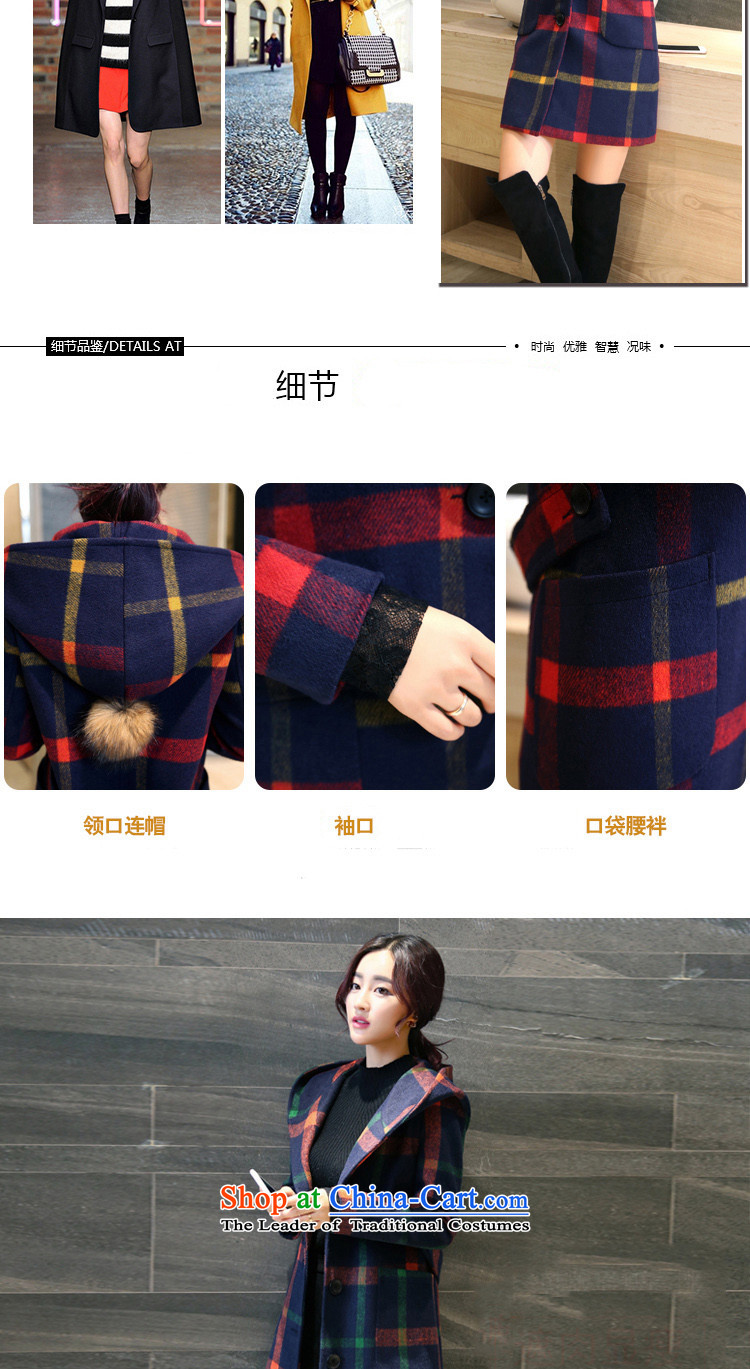 The land of  autumn and winter 2015 Women's new Korean version of a Korean version of gross? jacket coat women gross Sau San? Picture red and yellow color pictures of the L, prices, brand platters! The elections are supplied in the national character of distribution, so action, buy now enjoy more preferential! As soon as possible.