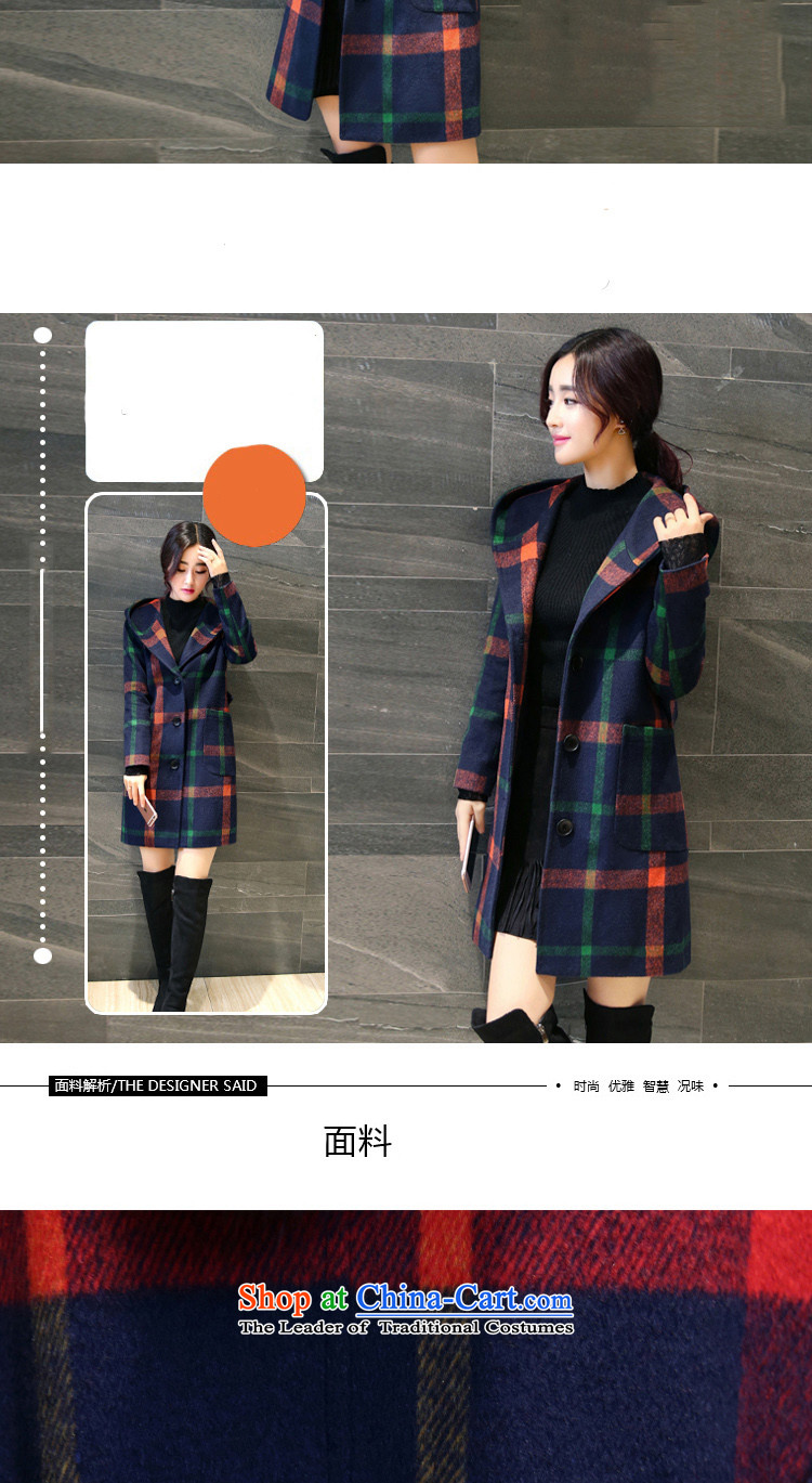 The land of  autumn and winter 2015 Women's new Korean version of a Korean version of gross? jacket coat women gross Sau San? Picture red and yellow color pictures of the L, prices, brand platters! The elections are supplied in the national character of distribution, so action, buy now enjoy more preferential! As soon as possible.