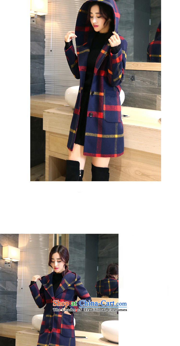 The land of  autumn and winter 2015 Women's new Korean version of a Korean version of gross? jacket coat women gross Sau San? Picture red and yellow color pictures of the L, prices, brand platters! The elections are supplied in the national character of distribution, so action, buy now enjoy more preferential! As soon as possible.