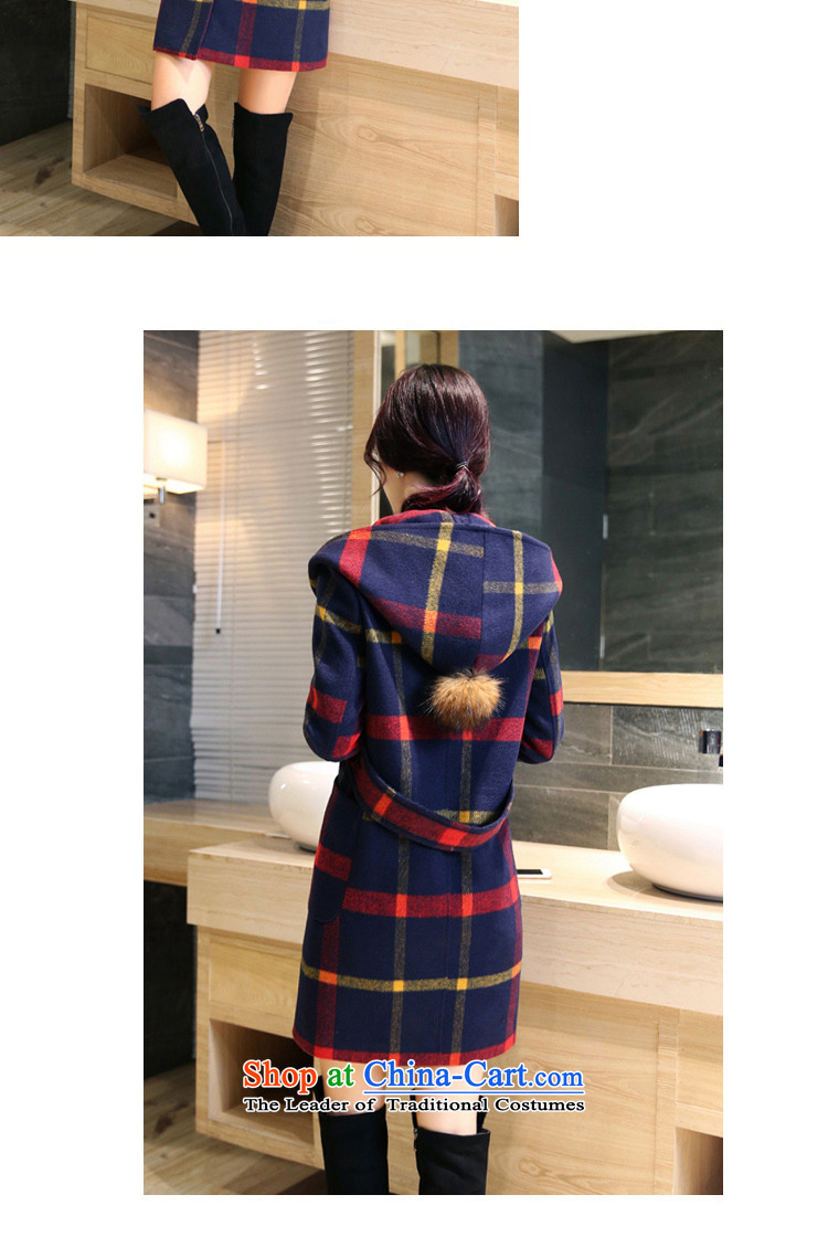 The land of  autumn and winter 2015 Women's new Korean version of a Korean version of gross? jacket coat women gross Sau San? Picture red and yellow color pictures of the L, prices, brand platters! The elections are supplied in the national character of distribution, so action, buy now enjoy more preferential! As soon as possible.
