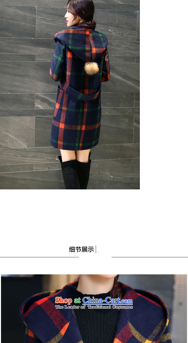 The land of  autumn and winter 2015 Women's new Korean version of a Korean version of gross? jacket coat women gross Sau San? Picture red and yellow color pictures of the L, prices, brand platters! The elections are supplied in the national character of distribution, so action, buy now enjoy more preferential! As soon as possible.