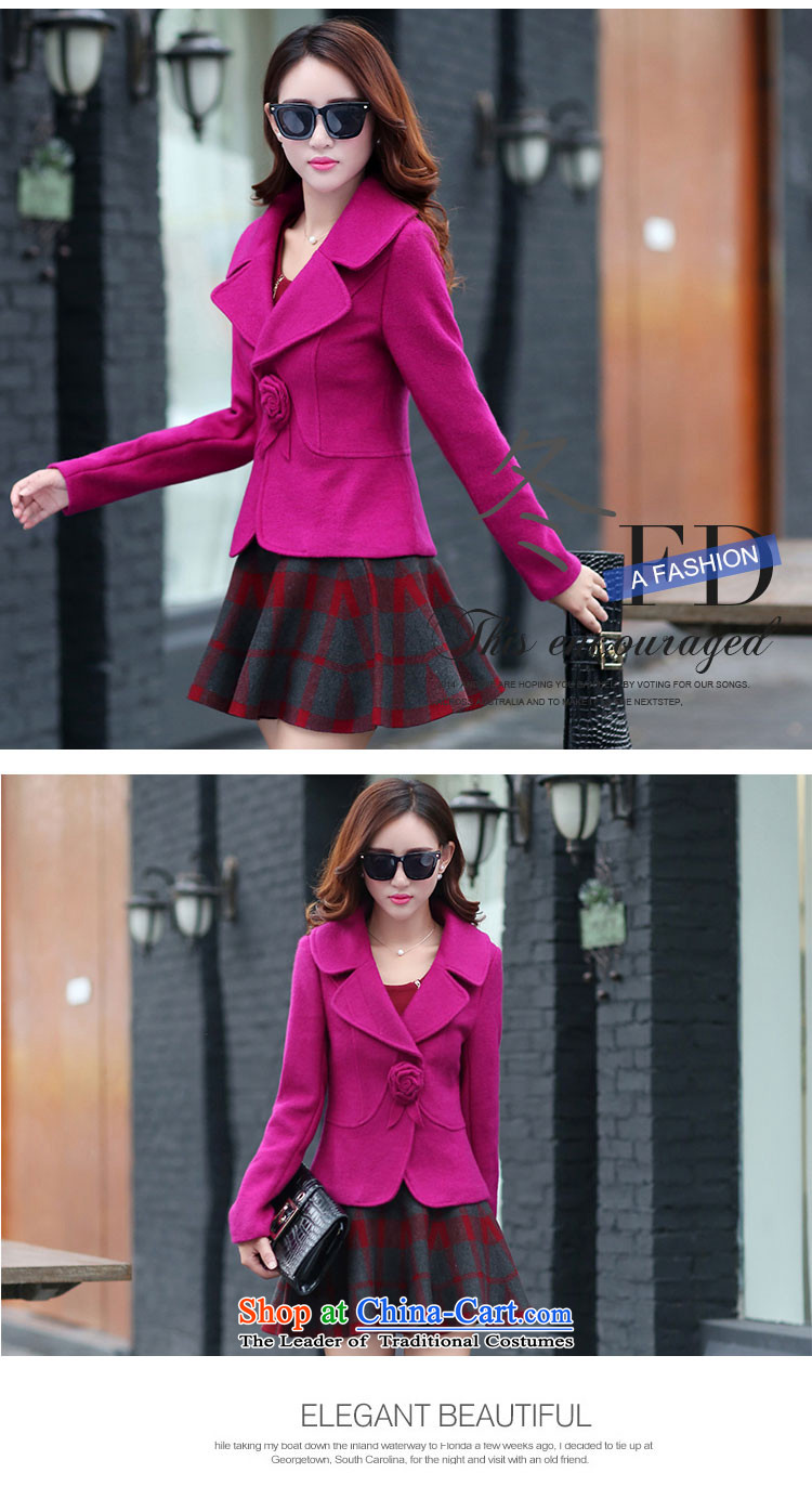 For child care? female Hong Mao jacket of autumn and winter 2015 new lady a short of small wind incense? lapel single row detained Sau San video thin elegant gross burgandy jacket? M without upper body skirt picture, prices, brand platters! The elections are supplied in the national character of distribution, so action, buy now enjoy more preferential! As soon as possible.