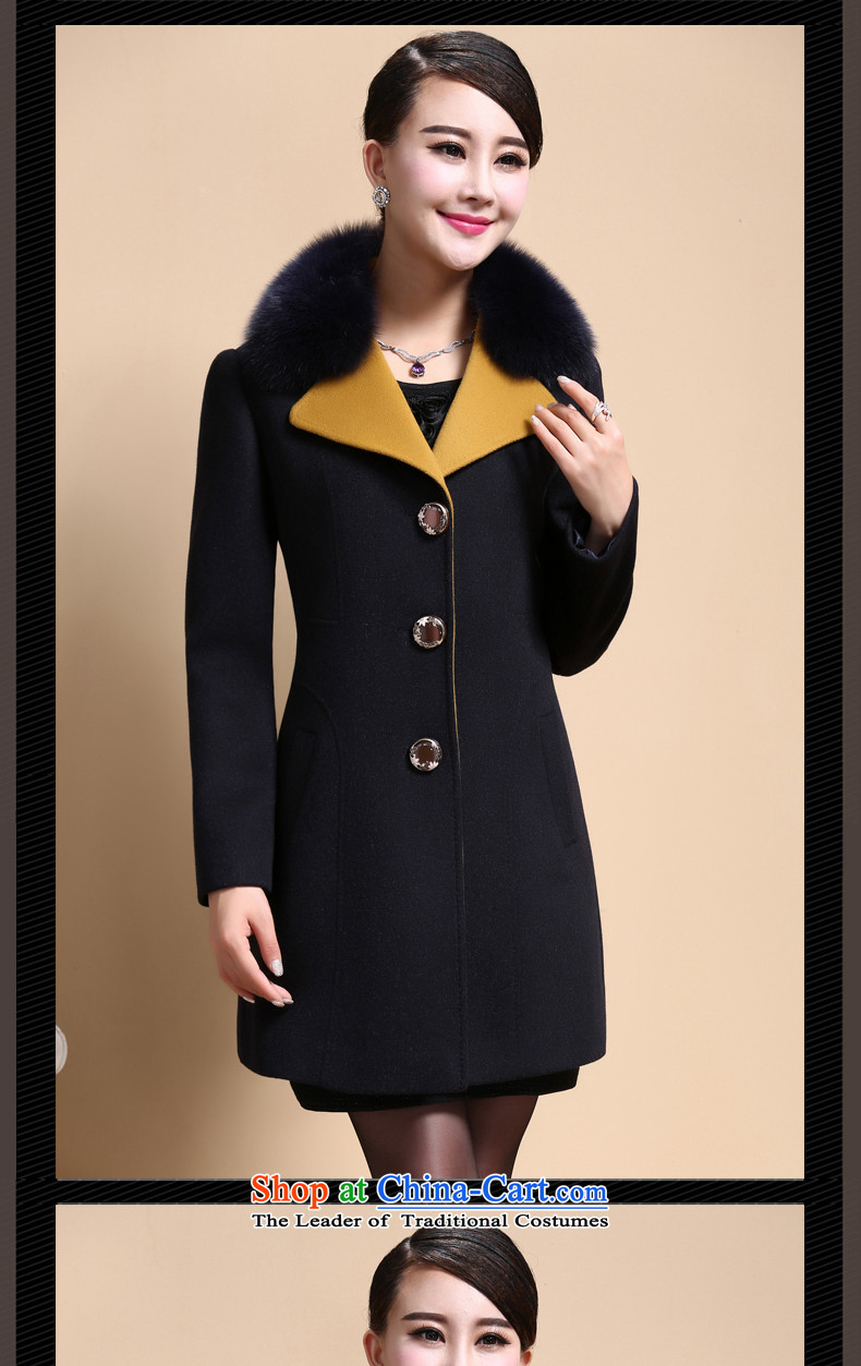 Yi Kyung Hyang 2015 Autumn ring new gross? long coats that female Y1228 jacket Yellow XL? pictures, prices, brand platters! The elections are supplied in the national character of distribution, so action, buy now enjoy more preferential! As soon as possible.