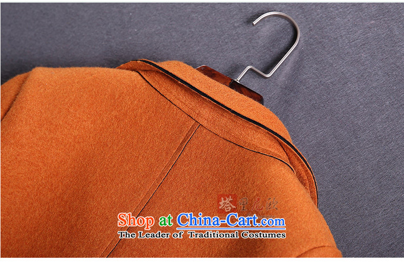 Dan JIE SHI MAO? 2015 autumn and winter coats female Korean version of the new long wool coat windbreaker women? jacket orange XL Photo, prices, brand platters! The elections are supplied in the national character of distribution, so action, buy now enjoy more preferential! As soon as possible.