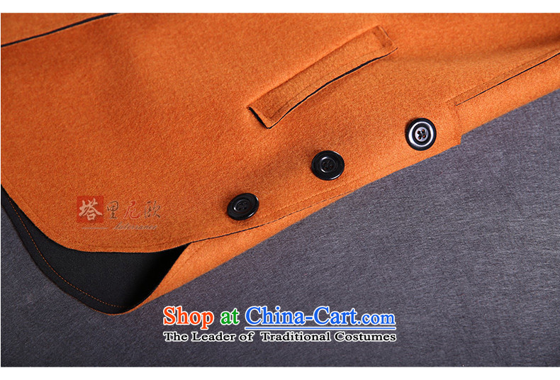 Dan JIE SHI MAO? 2015 autumn and winter coats female Korean version of the new long wool coat windbreaker women? jacket orange XL Photo, prices, brand platters! The elections are supplied in the national character of distribution, so action, buy now enjoy more preferential! As soon as possible.