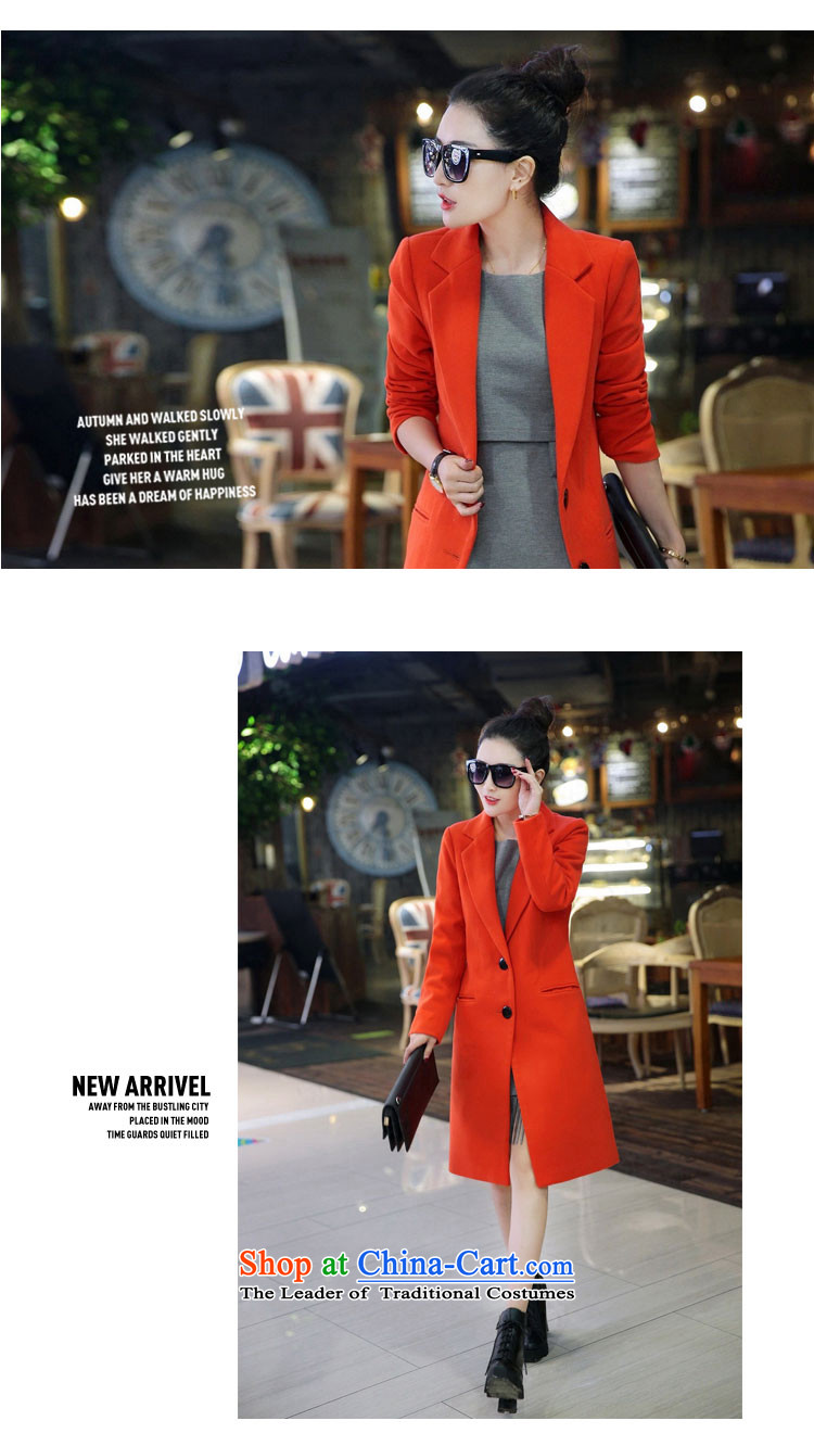 Verisign poem Economy Gross? 2015 autumn and winter coats female new Korean Sau San large thin video feed windbreaker in this long a wool coat wine red M picture, prices, brand platters! The elections are supplied in the national character of distribution, so action, buy now enjoy more preferential! As soon as possible.