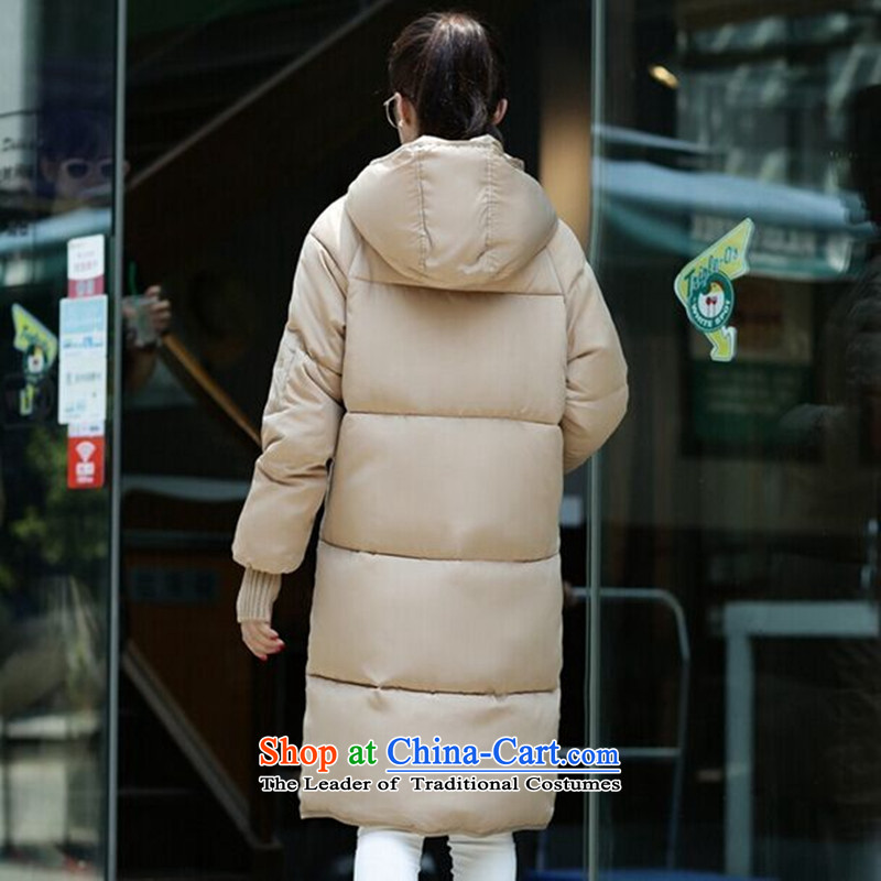 2015 winter clothing new Korean version of large numbers of female students with thick cotton clothing thickened MM loose thick, Hin thin, thick long winter in sister cotton coat down jacket black line for people who XXXL, (LINXCR) , , , shopping on the Internet
