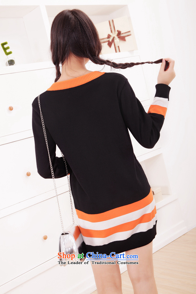 Elizabeth to sub-XL women Fall/Winter Collections new Korean small fresh sweater DW rabbit wool streaks 200 catties thick MM sweater dresses N680 ORANGE 3XL picture, prices, brand platters! The elections are supplied in the national character of distribution, so action, buy now enjoy more preferential! As soon as possible.