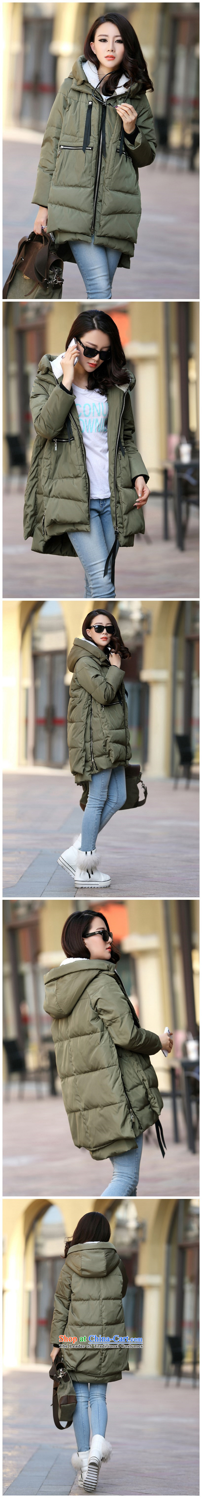 2015 winter clothing new Korean version of large numbers of ladies thick MM loose, Hin thin, thick cotton-thick cotton long in sister services winter coats jacket robe thick black XXXL163-195 catty picture, prices, brand platters! The elections are supplied in the national character of distribution, so action, buy now enjoy more preferential! As soon as possible.