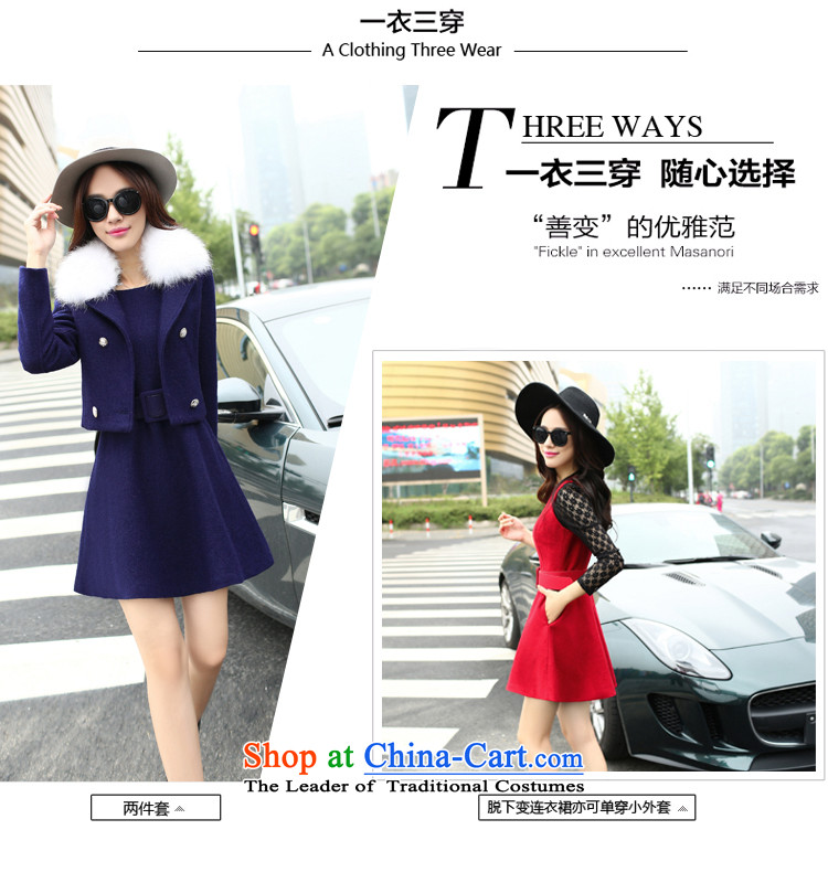 Great poem of autumn 2015 new gross female Korean jacket?? coats of gross short in long-sleeved long hair? The skirt a wool coat kit skirt RED M picture, prices, brand platters! The elections are supplied in the national character of distribution, so action, buy now enjoy more preferential! As soon as possible.