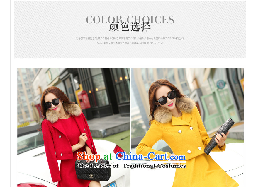 Great poem of autumn 2015 new gross female Korean jacket?? coats of gross short in long-sleeved long hair? The skirt a wool coat kit skirt RED M picture, prices, brand platters! The elections are supplied in the national character of distribution, so action, buy now enjoy more preferential! As soon as possible.