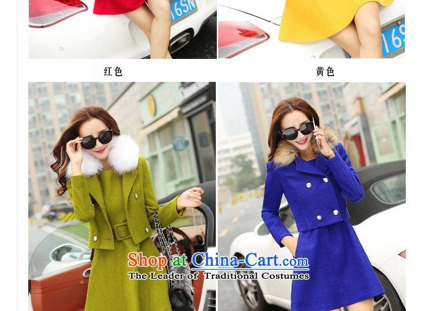 Great poem of autumn 2015 new gross female Korean jacket?? coats of gross short in long-sleeved long hair? The skirt a wool coat kit skirt RED M picture, prices, brand platters! The elections are supplied in the national character of distribution, so action, buy now enjoy more preferential! As soon as possible.