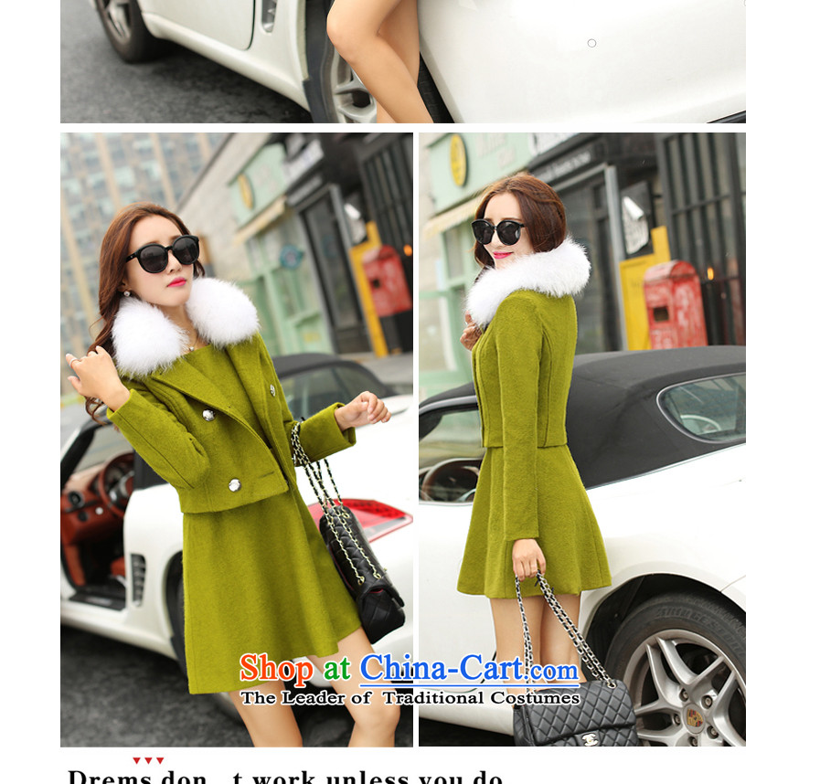 Great poem of autumn 2015 new gross female Korean jacket?? coats of gross short in long-sleeved long hair? The skirt a wool coat kit skirt RED M picture, prices, brand platters! The elections are supplied in the national character of distribution, so action, buy now enjoy more preferential! As soon as possible.