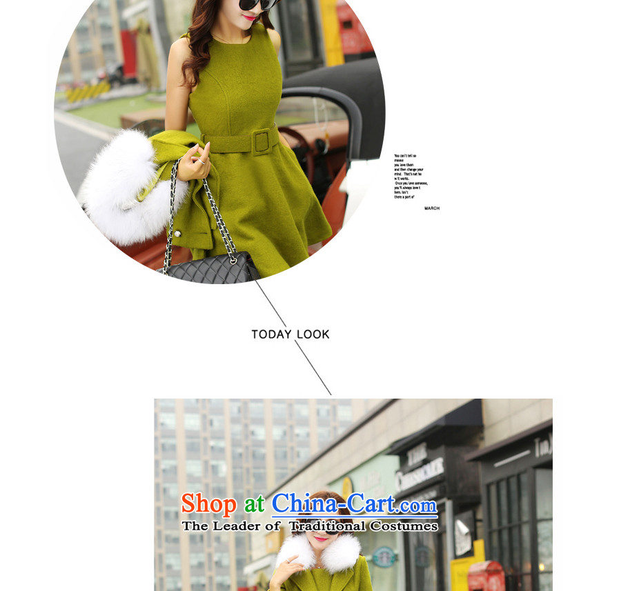 Great poem of autumn 2015 new gross female Korean jacket?? coats of gross short in long-sleeved long hair? The skirt a wool coat kit skirt RED M picture, prices, brand platters! The elections are supplied in the national character of distribution, so action, buy now enjoy more preferential! As soon as possible.