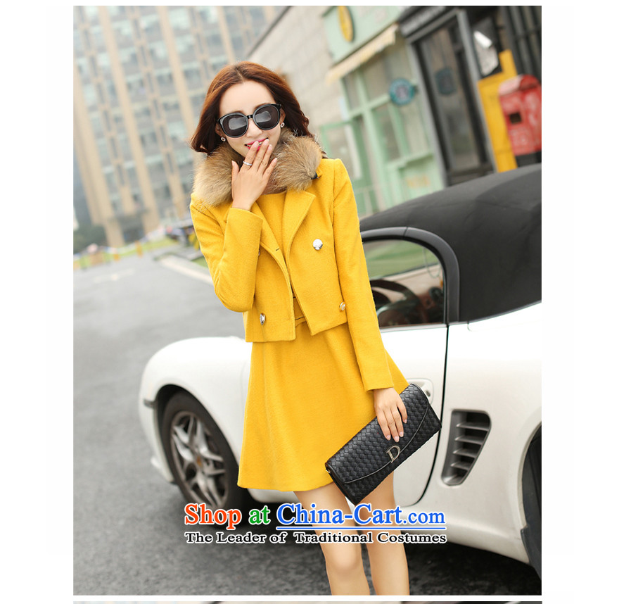 Great poem of autumn 2015 new gross female Korean jacket?? coats of gross short in long-sleeved long hair? The skirt a wool coat kit skirt RED M picture, prices, brand platters! The elections are supplied in the national character of distribution, so action, buy now enjoy more preferential! As soon as possible.