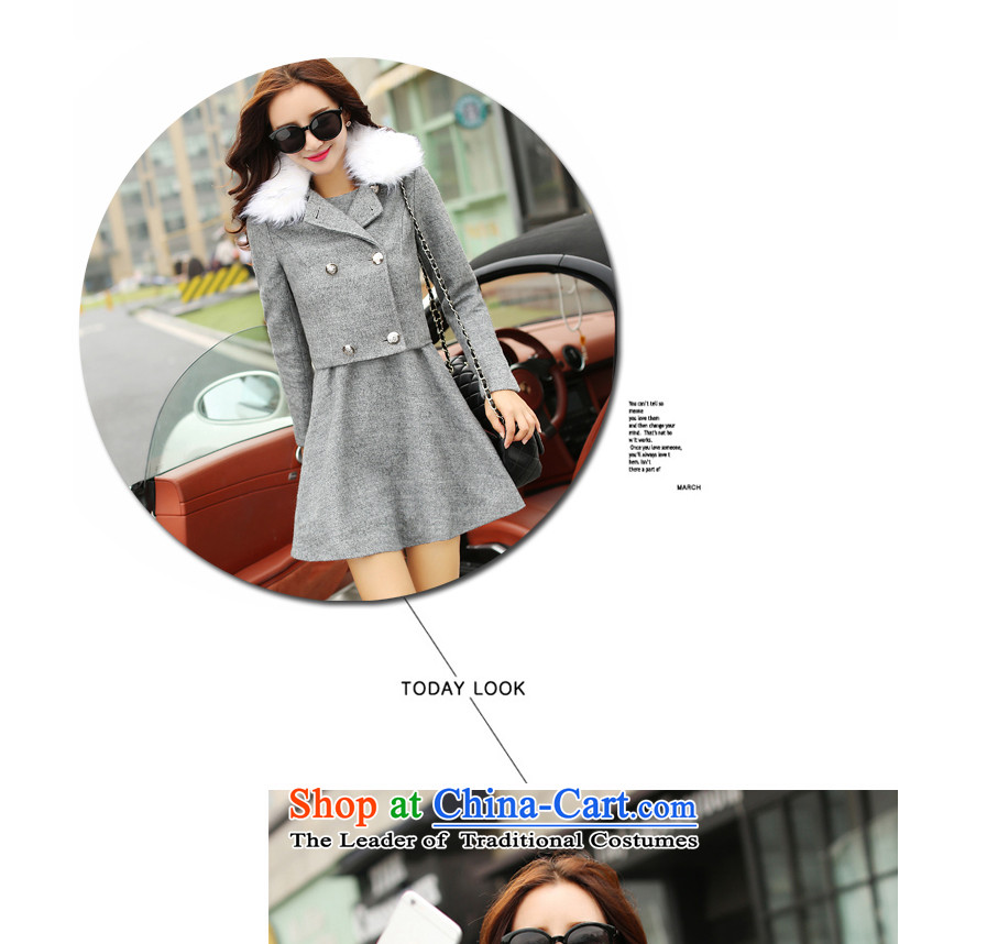 Great poem of autumn 2015 new gross female Korean jacket?? coats of gross short in long-sleeved long hair? The skirt a wool coat kit skirt RED M picture, prices, brand platters! The elections are supplied in the national character of distribution, so action, buy now enjoy more preferential! As soon as possible.